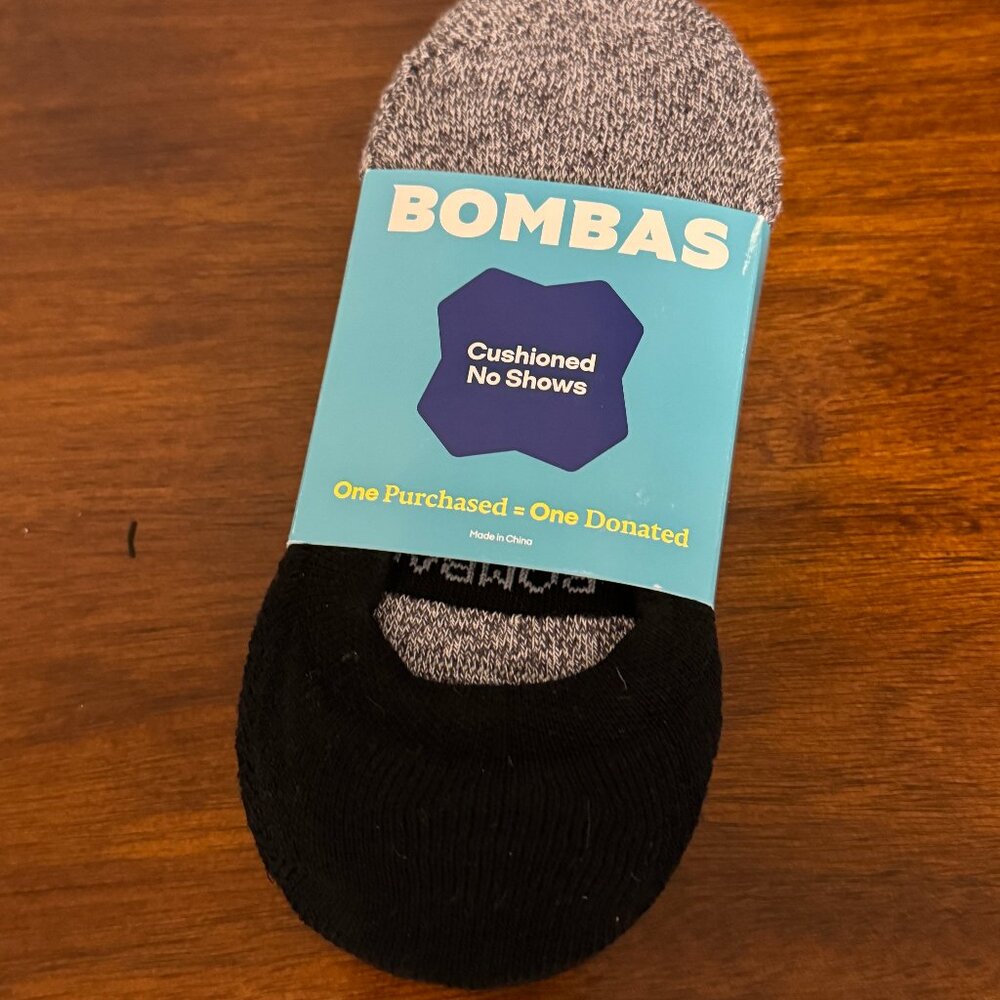 Bombas Women's Cushioned No Show Sock 4-Pack - Black
